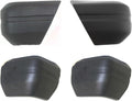 Front and Rear Bumper End Caps Textured Right Passenger & Left Driver Side for 1984-1996 Jeep Cherokee & 1984-1990 Wagoneer