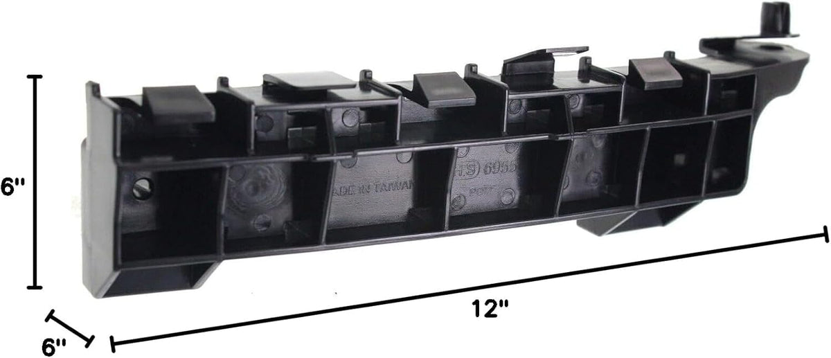Set of 2 Front Bumper Bracket Plastic Left Driver & Right Passenger Side for 2009-2014 Honda Fit