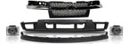 Front Grille + Lower Valance + Extension + Fog Lights Assembly Left Driver & Right Passenger Side for 2004-2012 GMC Canyon, 2004-2012 Chevrolet Colorado & More