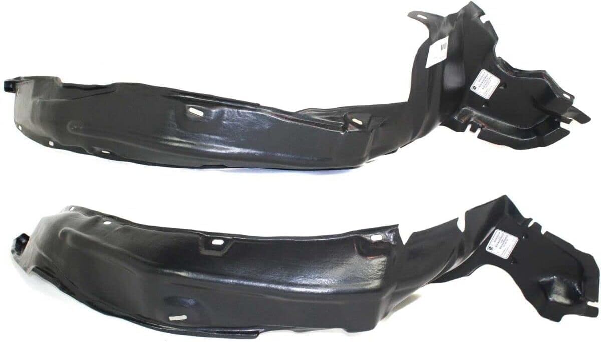 Set of 2 Front Fender Liner Right Passenger & Left Driver Side for 1988-1991 Honda Civic