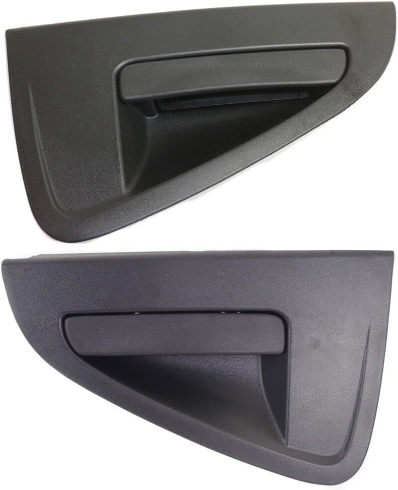 Set of 2 Rear Exterior Door Handles Textured Plastic Right Passenger & Left Driver Side for 2013-2016 Chevrolet Spark