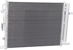 Front A/C Condenser Aluminum Core for 2010-2011 Kia Soul
