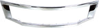 2-Piece Front Bumper Cover Kit: Primed Bumper Cover & Primed Grille Shell & Insert with Chrome Molding for 2008-2010 Honda Accord