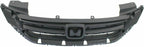 4-Piece Front Bumper Kit: Bumper Textured Upper & Lower Grille, Molding & Chrome Trim (Left & Right) for 2013-2015 Honda Accord