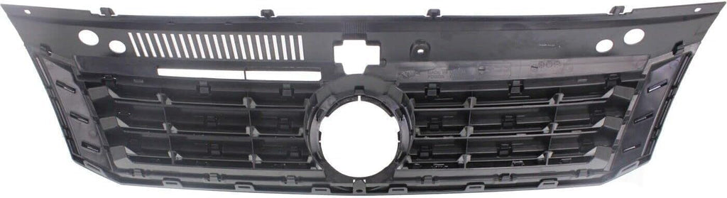 Front Grille Primed Shell and Insert Plastic for 2012-2015 Volkswagen Passat