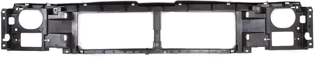 10-Piece Front Grille Kit: Grille Shell with Gray Insert+ Bezel Chrome, Header Panel, Headlight & Signal & Corner Lamp (Left & Right) for 1992-1997 Ford F-150, 1992-1996 Bronco & More