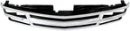 Front Grille Chrome Shell & Insert with Dual Beam Headlamp for 1994-2000 Chevrolet