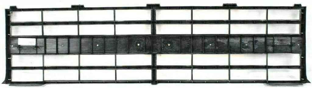 3-Piece Front Grille Kit: Silver Grille Shell & Insert with Molding Holes & Head Lamp Door (Left & Right) for 1985-1987 Chevrolet C10, 1985-1987 C20 & More
