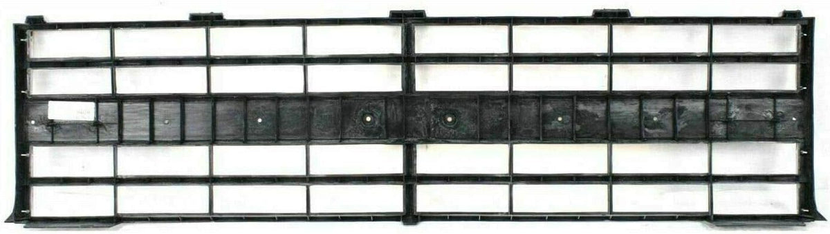 3-Piece Front Grille Kit: Silver Grille Shell & Insert with Molding Holes & Head Lamp Door (Left & Right) for 1985-1987 Chevrolet C10, 1985-1987 C20 & More