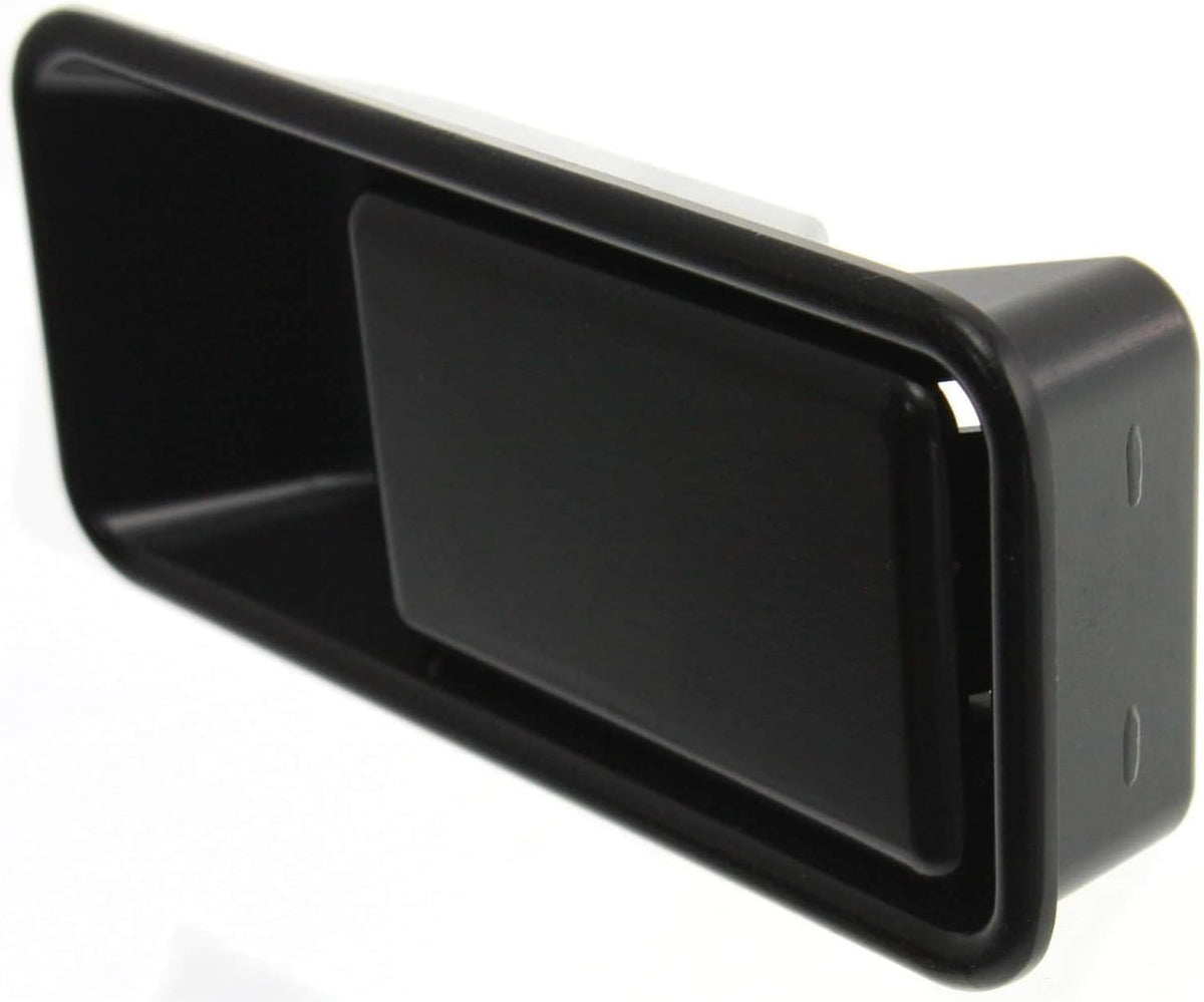 Front Exterior Door Handle Smooth Black Right Passenger Side, without Key Hole for 1987-2006 Jeep Wrangler & 1997-2006 TJ