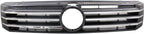 Front Grille Primed Shell and Insert Plastic for 2012-2015 Volkswagen Passat