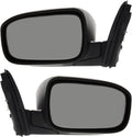 Set of 2 Front Power Mirror Manual Folding Non-heated Primed Plastic Left Driver & Right Passenger Side for 2003-2007 Honda Accord