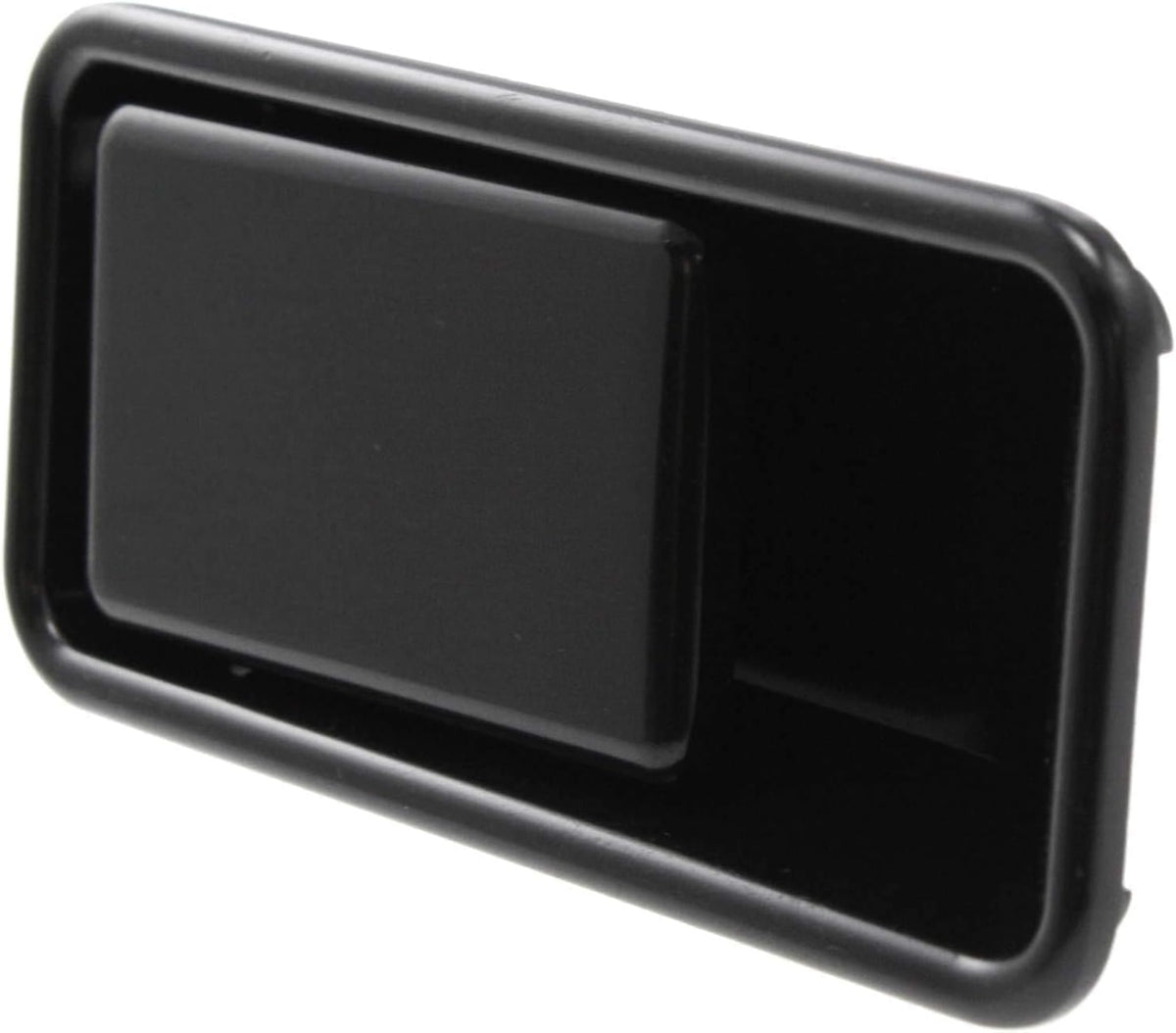 Front Exterior Door Handle Smooth Black Left Driver Side, without Key Hole for 1987-2006 Jeep Wrangler & 1997-2006 TJ