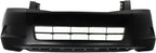 2-Piece Front Bumper Cover Kit: Primed Bumper Cover & Primed Grille Shell & Insert with Chrome Molding for 2008-2010 Honda Accord