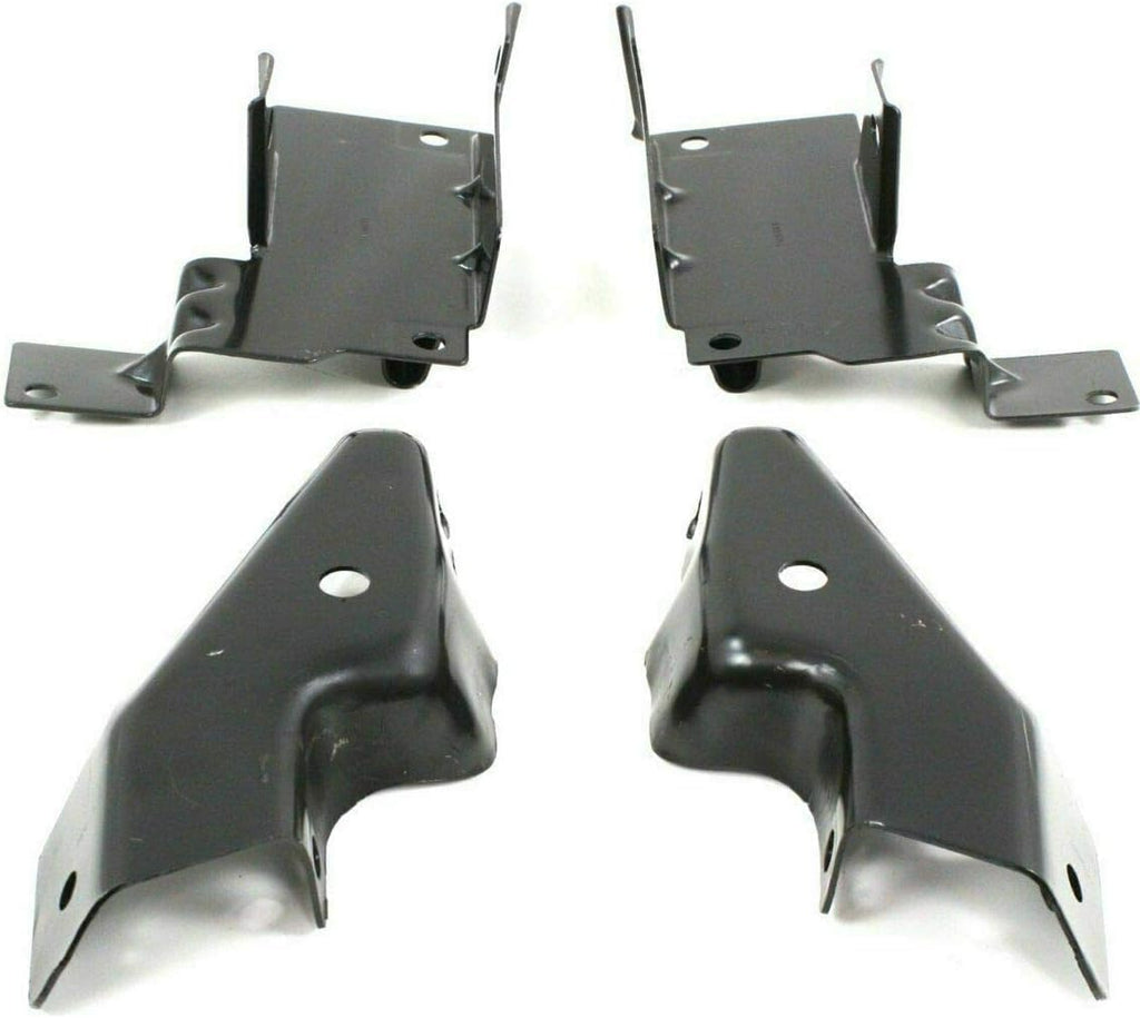 14-Piece Front Bumper Kit: Bumper Assembly & Chrome Kit for 2003-2007 Chevrolet Silverado 1500, 2002-2006 Avalanche 1500 & More
