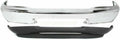 Front Bumper Chrome Steel + Lower Valance Textured Plastic for 1998-2000 Ford Ranger
