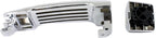 Set of 2 Rear Exterior Door Handle Chrome with Cap Left Driver & Right Passenger Side for 2004-2018 Nissan Titan
