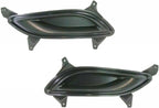 5-Piece Front Grille Kit: Primed Upper & Lower Grille, Chrome Hood Molding & Fog Light Cover (Left & Right) for 2011-2013 Hyundai Sonata