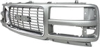 Front Grille Painted Gray Shell and Insert for 1996-2002 GMC Savana 1500, 1996-2002 Savana 2500 & More