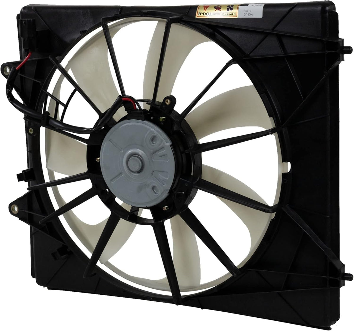 Front Radiator and A/C Condenser Cooling Fan Assembly Plastic for 2011-2017 Honda Odyssey