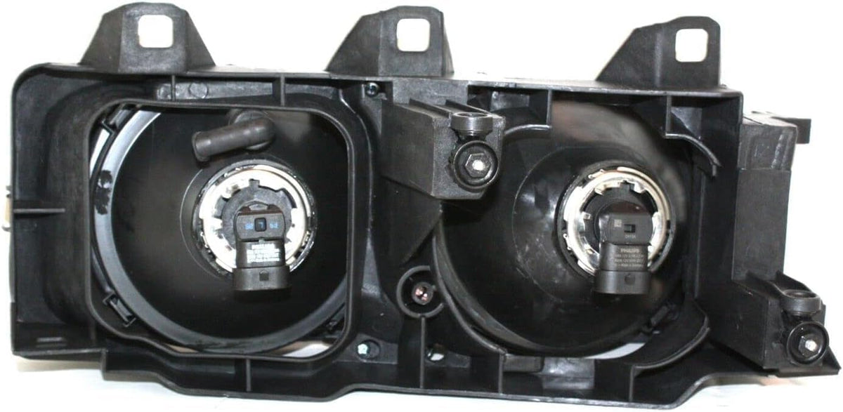4-Piece Front Headlight Kit: Headlights Assembly & Corner Lamps Lens and Housing (Left & Right) for 1994-1999 BMW M3, 1992-1999 318i & More