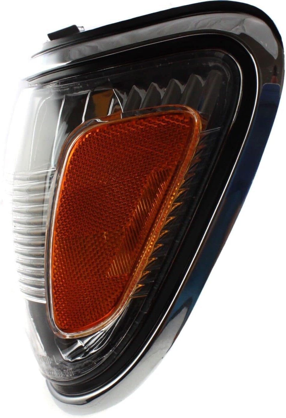 Driver and Passenger Side Corner Lights, With Bulb, With Chrome Trim For 2001-2004 Toyota Tacoma