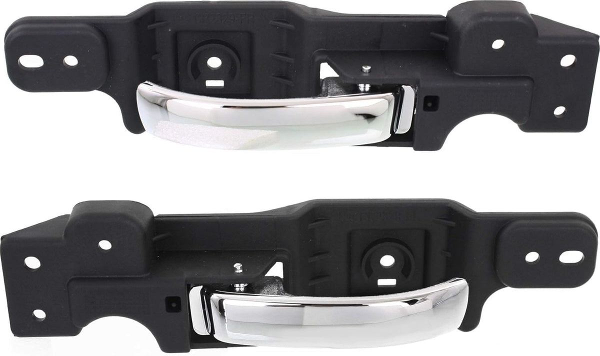 Set of 2 Front Interior Door Handel Left Driver & Right Passenger Side, without Door Lock Hole for 2008-2014 Dodge Challenger