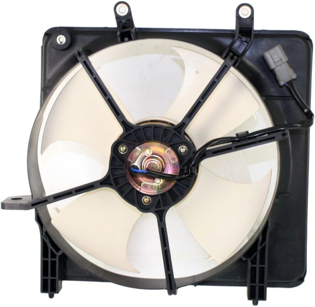 Front Radiator and A/C Condenser Cooling Fan Assembly Plastic for 2007-2008 Honda Fit
