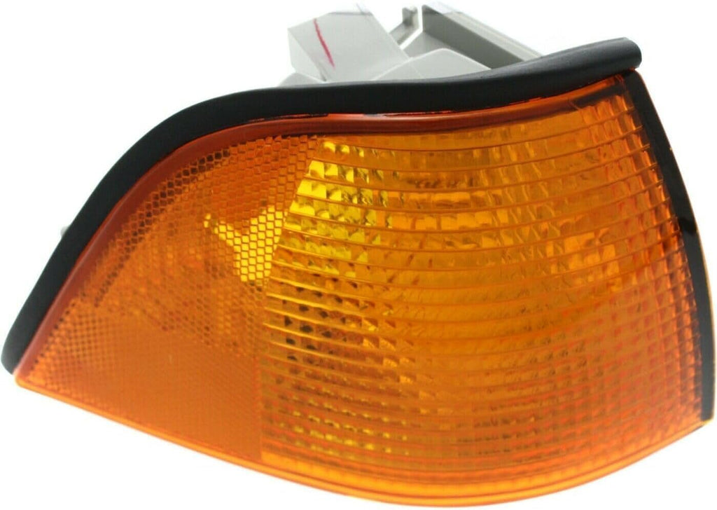 4-Piece Front Headlight Kit: Headlights Assembly & Corner Lamps Lens and Housing (Left & Right) for 1994-1999 BMW M3, 1992-1999 318i & More