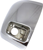 Front Bumper End Cap Chrome Steel Right Passenger Side with Fog Light Hole for 2007-2012 Chevrolet Silverado 2500 HD & 2007-2012 Silverado 3500 HD