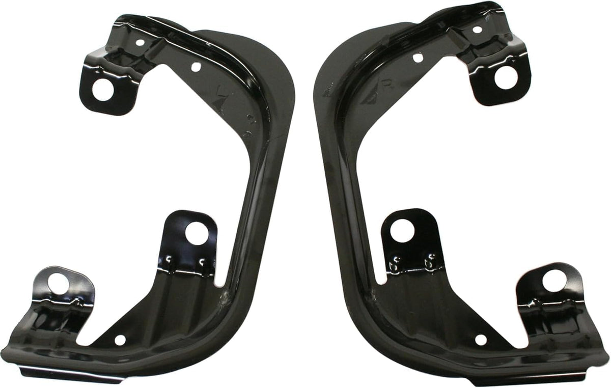 7-Piece Front Bumper Kit: Chrome Bumper, Textured Upper Cover, Primed Lower Valance & Fog Lights with Brackets (Left & Right) for 2011-2012 Ram 1500 & 2009-2010 Dodge Ram 1500