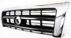Front Grille Chrome Shell/painted Dark Argent Insert for 1997-2000 Toyota Tacoma