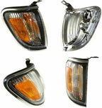 15-Piece Front Bumper Kit: Bumper, Upper Cover, Valance, Reinforcement, Bracket, Retainer, Filler & Corner & Signal Lamp (Left & Right) for 2001-2004 Toyota Tacoma