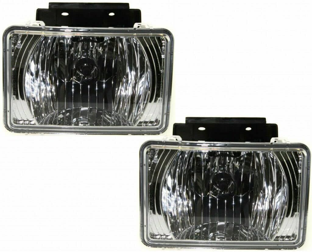 5-Piece Front Grille Kit: Grille, Lower Valance, Extension & Fog Lights Assembly (Left & Right) for 2004-2012 GMC Canyon, 2004-2012 Chevrolet Colorado & More