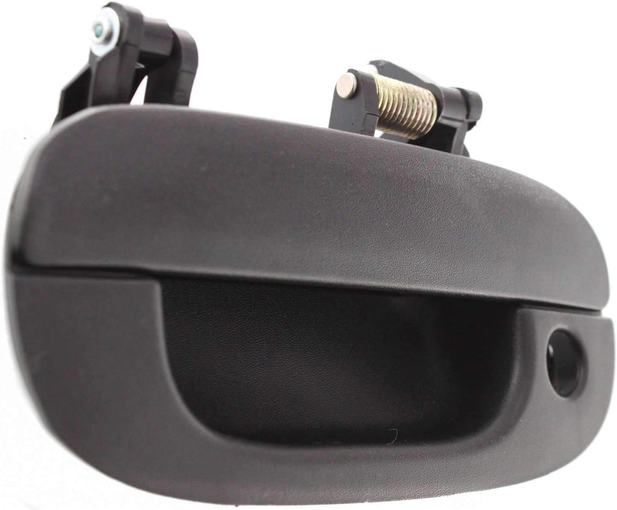 Front Exterior Door Handle Textured Left Driver Side, with Key Hole for 1994-2001 Dodge Ram 1500, 1994-2002 Ram 2500 & More