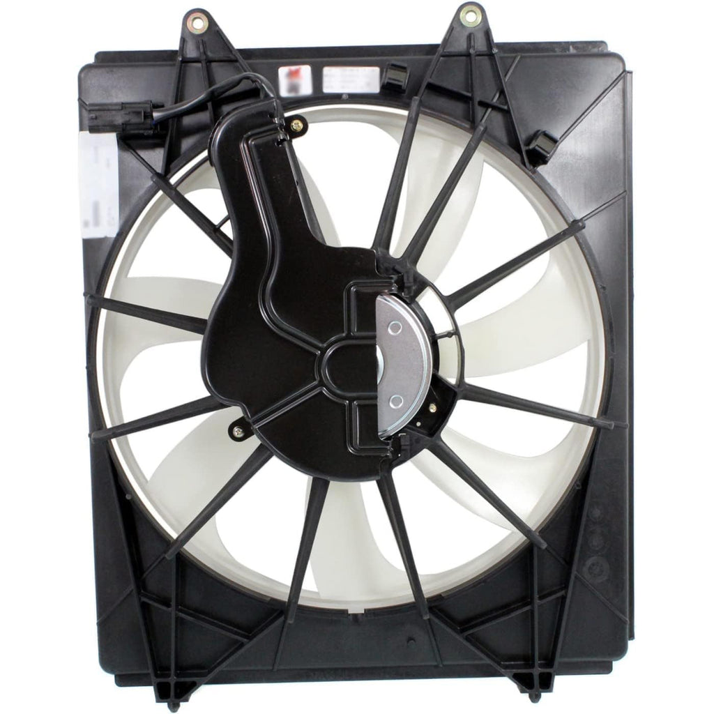 Front Radiator and A/C Condenser Cooling Fan Assembly Plastic for 2011-2017 Honda Odyssey