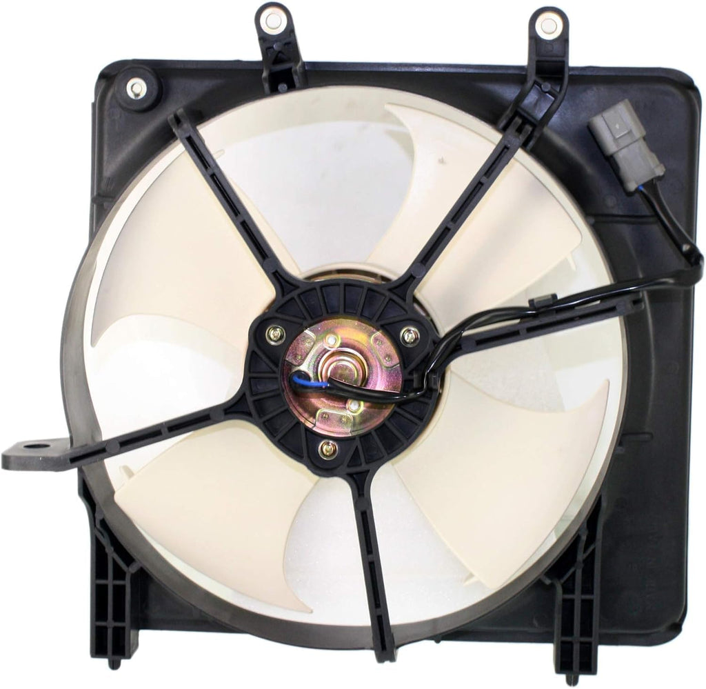 Front Radiator and A/C Condenser Cooling Fan Assembly Plastic for 2007-2008 Honda Fit