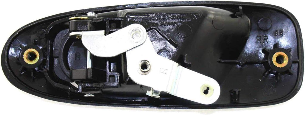 Set of 2 Rear Exterior Door Handle Textured Left Driver & Right Passenger Side for 1992-1995 Honda Civic
