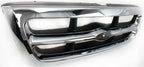 5-Piece Front Grille Kit: Chrome Grille Shell & Insert, Headlights Assembly & Corner Lamps (Left & Right) for 1998-2000 Ford Ranger