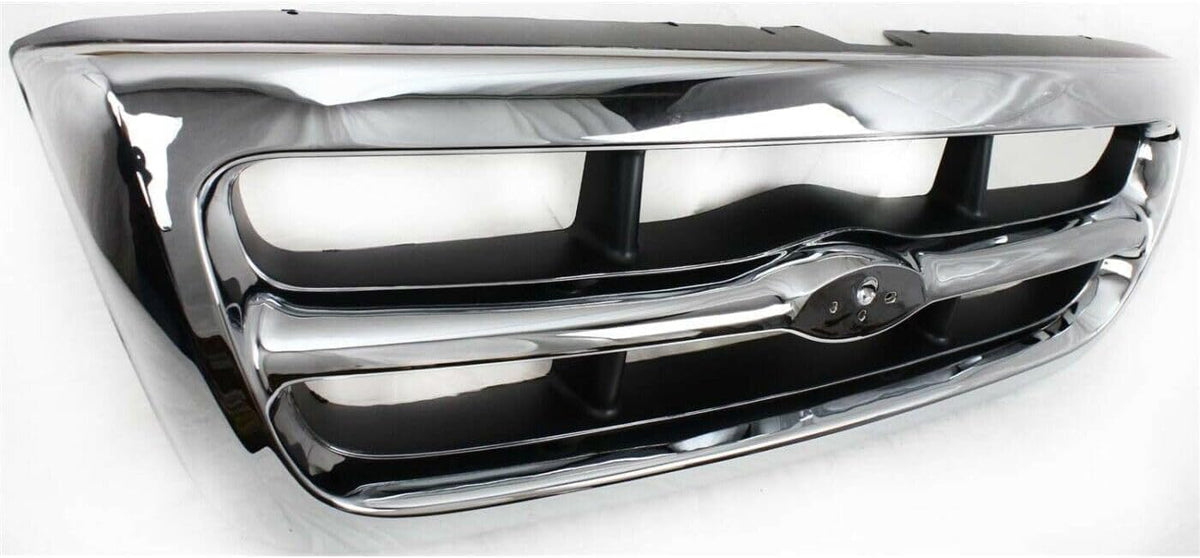 5-Piece Front Grille Kit: Chrome Grille Shell & Insert, Headlights Assembly & Corner Lamps (Left & Right) for 1998-2000 Ford Ranger