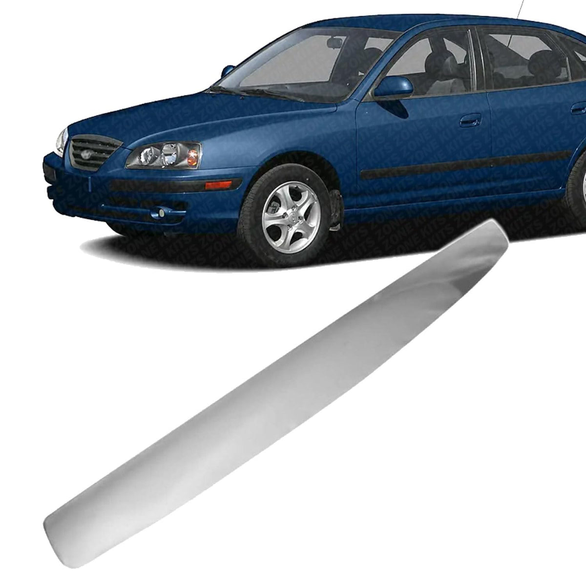 Front Hood Molding Chrome for 2001-2006 Hyundai Elantra