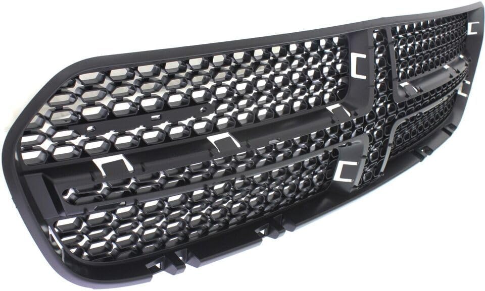 Front Grille Insert Textured Black for 2014-2020 Dodge Durango