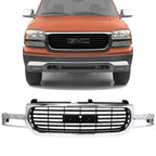 Front Grille Chrome Shell/painted Black Insert for 1999-2002 GMC Sierra 1500, 1999-2002 Sierra 2500 & More