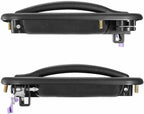 Front & Rear Exterior Door Handle Textured Left Driver Side, Extended Cab Pickup, Front Driver Side - with Key Hole for 1999-2007 GMC Sierra 1500, 1999-2007 Chevrolet Silverado 1500 & More