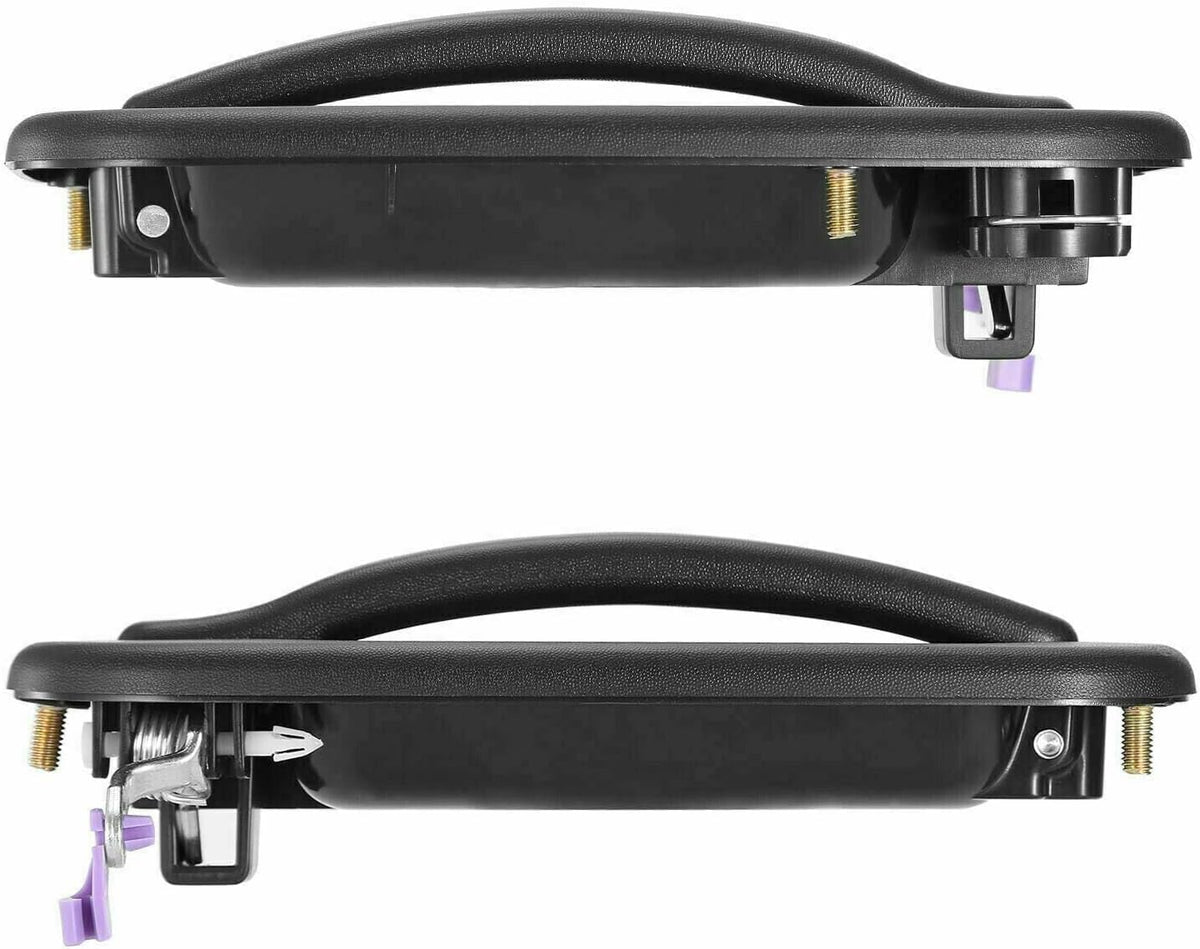 Front & Rear Exterior Door Handle Textured Left Driver Side, Extended Cab Pickup, Front Driver Side - with Key Hole for 1999-2007 GMC Sierra 1500, 1999-2007 Chevrolet Silverado 1500 & More