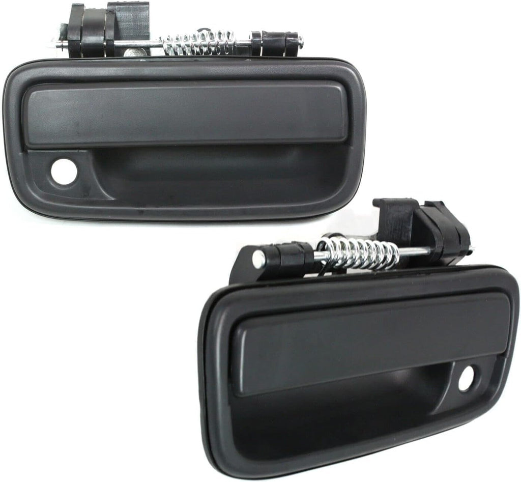 Wewest Dekle Set of 2 Front Door Handle Textured Left Driver & Right Passenger Side, with Key Hole for 1995-2004 Toyota Tacoma
