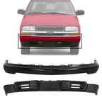 Front Bumper Primed Steel + Lower Valance Textured for 1982-1991 GMC S15, 1982-1994 Chevrolet S10 & More