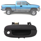 Front Exterior Door Handle Textured Right Passenger Side, with Key Hole for 1994-2001 Dodge Ram 1500, 1994-2002 Ram 2500 & More