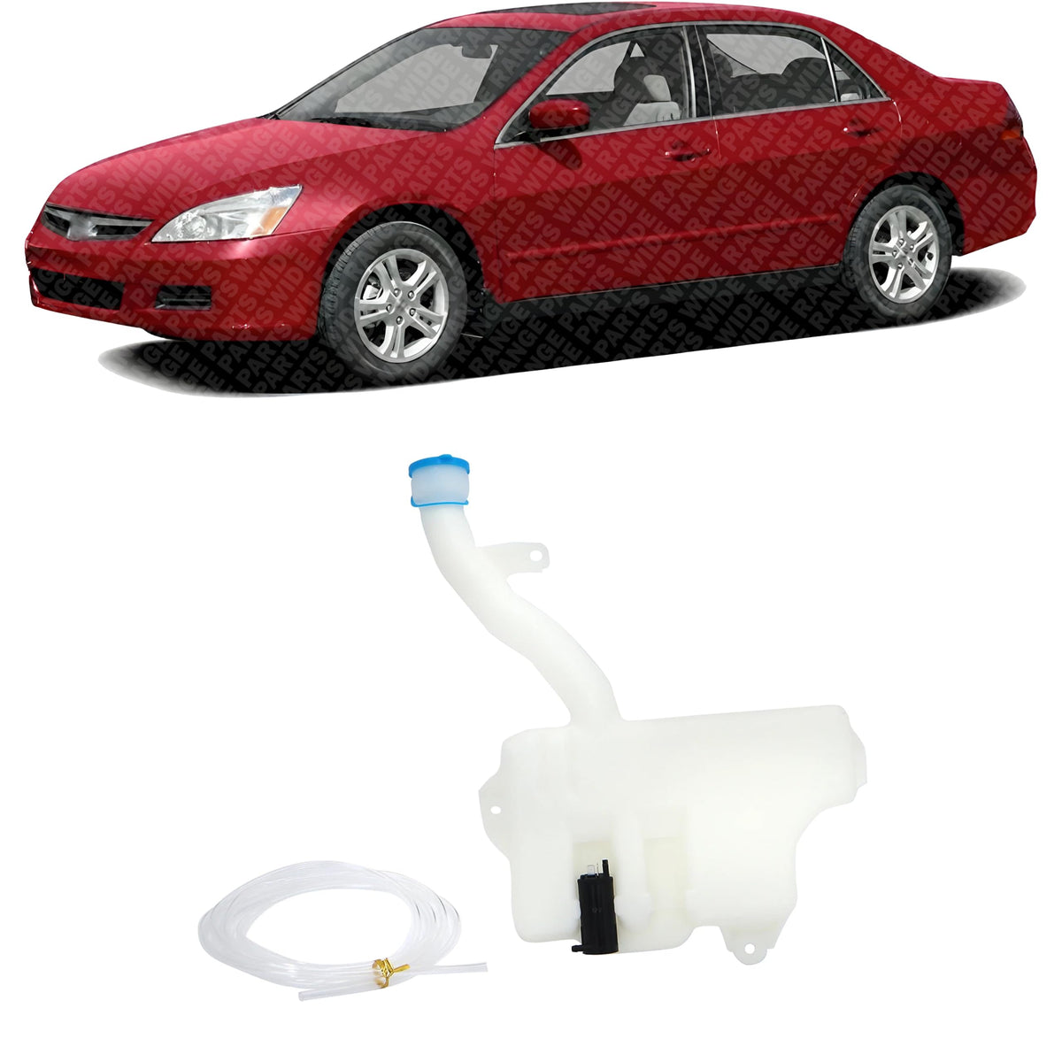 Windshield Washer Reservoir Tank Bottle with Pump for 2003-2007 Honda Accord & 2004-2008 Acura TL
