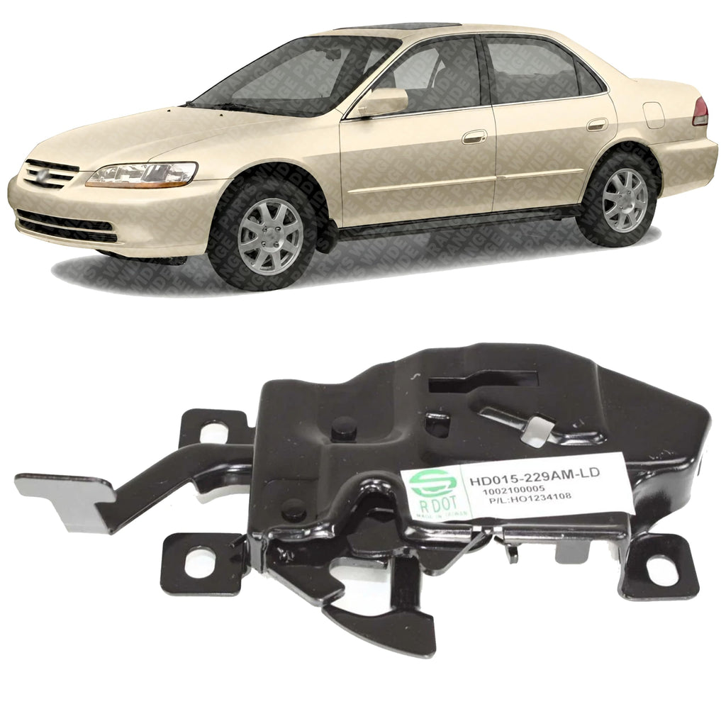 Front Hood Latch Steel without Cover for 1998-2002 Honda Accord